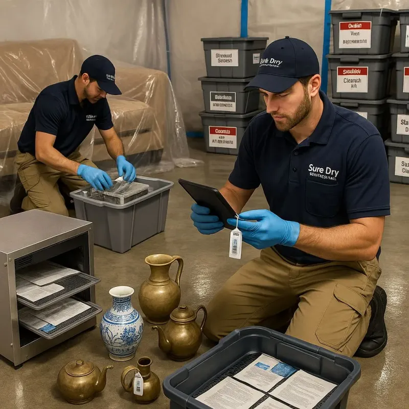 Content Protection and Restoration process in Fountainebleau, FL